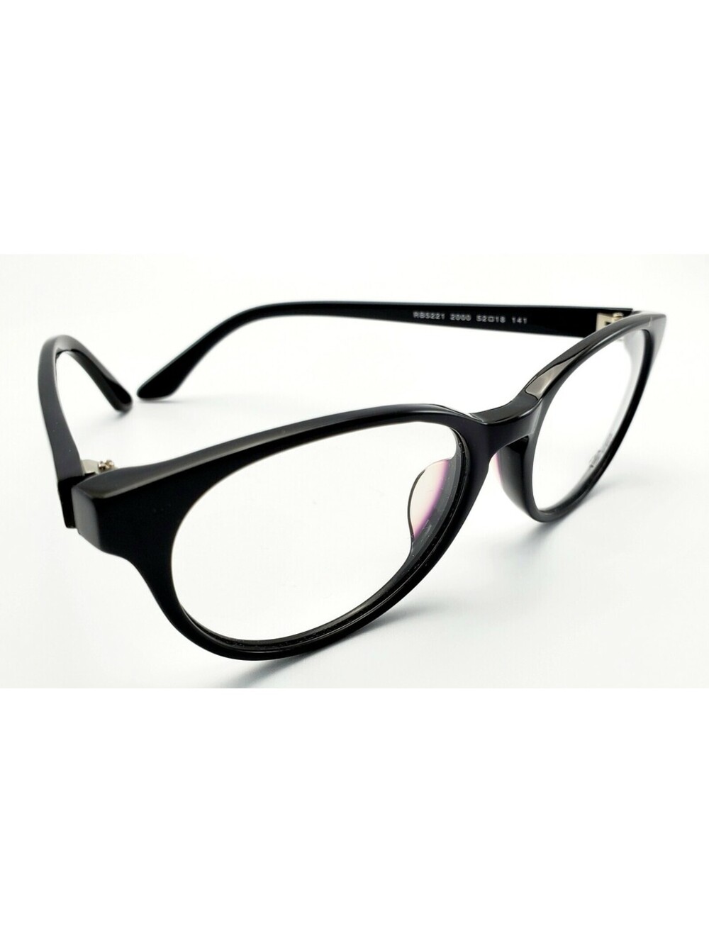 Ray-Ban Rb 5221 2000 Black Authentic Eyeglasses Frames Rb5221 52-18 141
